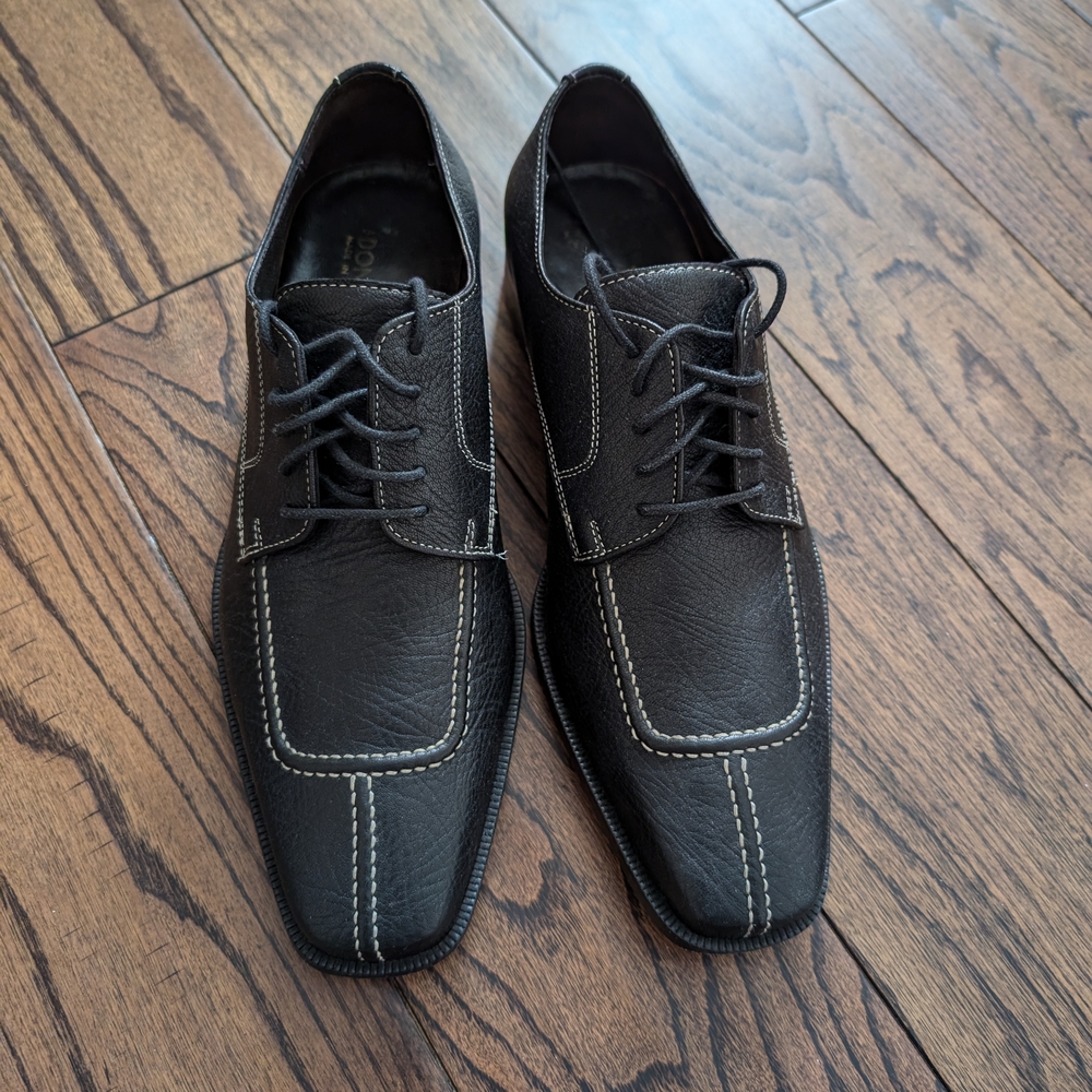 Black Leather Men's Dress Shoes